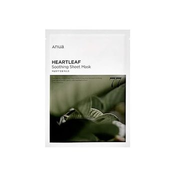 Anua, Heartleaf, 77% Soothing Sheet Mask, Maseczka Do Twarzy, 25ml - Anua