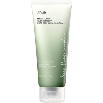 Anua Heartleaf Quercetinol Pore Deep Cleansing Foam głęboko oczyszczająca pianka do twarzy 150ml - Anua
