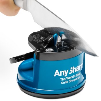 AnySharp, Ostrzałka do noży, Classic, niebiesko-czarna - AnySharp
