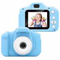 Aparat cyfrowy dla dzieci kamera niebieska
