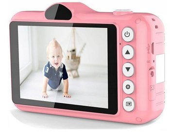 Aparat cyfrowy fotograficzny dla dzieci X600 (różowy) - Revento