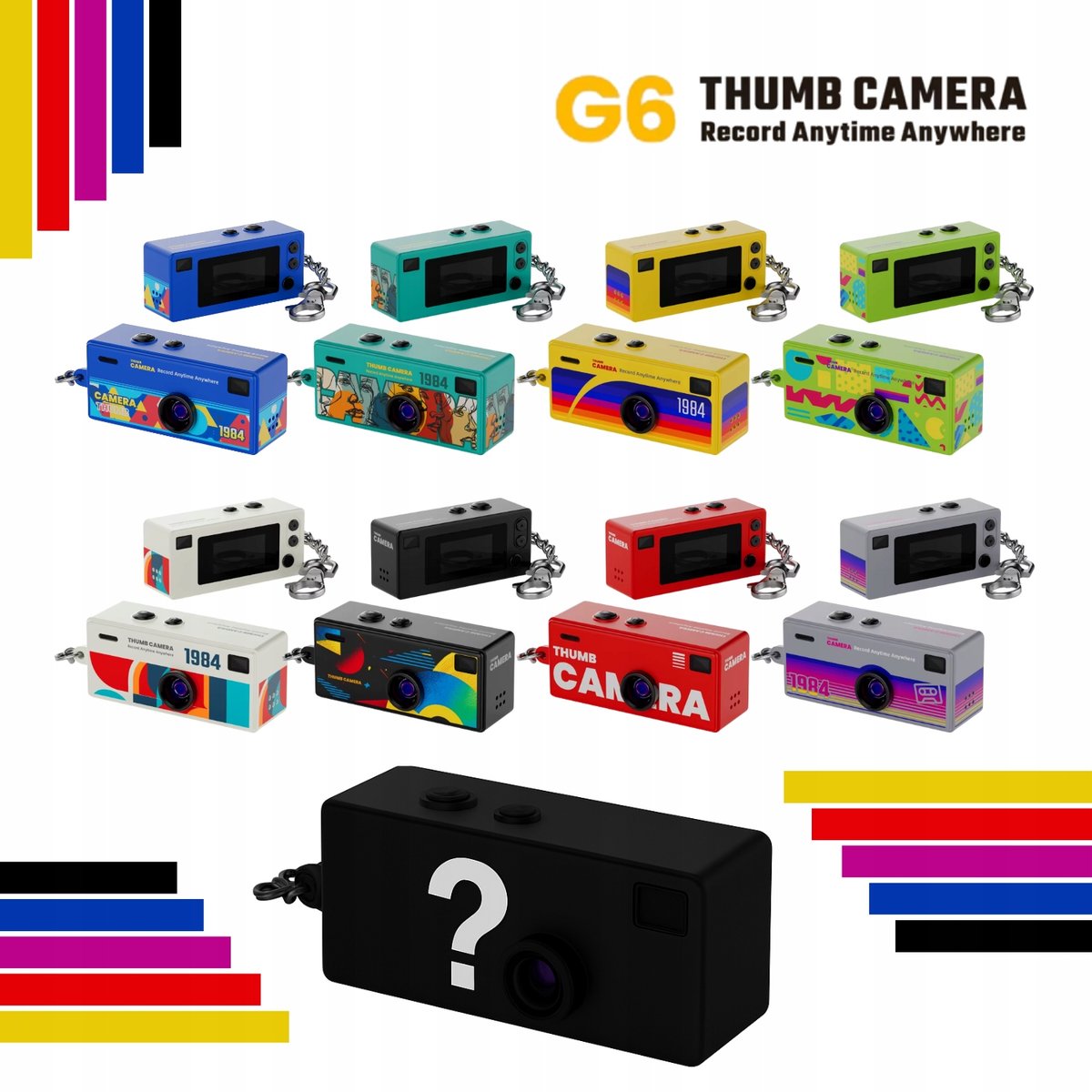 Aparat Cyfrowy G6 THUMB CAMERA Keychain (5907972369508) - Inna marka ...