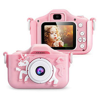 APARAT dziecięcy fotograficzny X5 jednorożec (różowy)