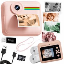 Aparat natychmiastowo, INNEXO, dla dzieci zdjęcia, kolor selfie, gry Drukuś