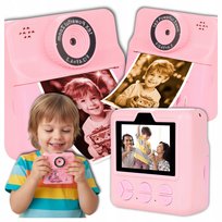 Aparat Natychmiastowy dla dzieci Fotograficzny Kolor Menu pl kamera +Wkłady