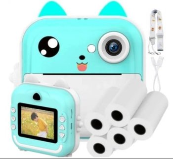 Aparat Natychmiastowy Dla Dzieci Miętowy Z Drukarką + 5 rolek - Inny producent