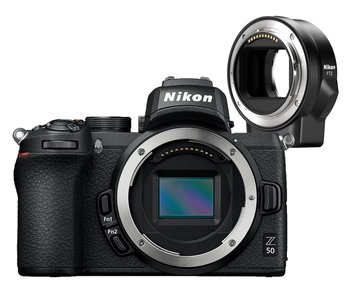 Aparat NIKON Z50 + Adapter FTZ - Nikon