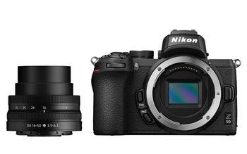 Aparat NIKON Z50 + Nikkor Z, 16-50 mm, f/3.5-6.3 VR DX - Nikon