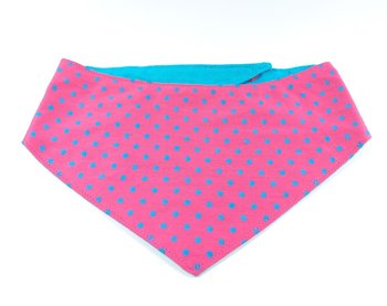 Apaszka dla psa OssoDiCane Dots Pink&Blue, S. - OssoDiCane