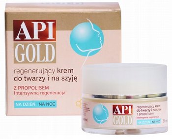 API GOLD Krem regenerujący krem do twarzy i na szyję z propolisem BARTPOL - Bartpol