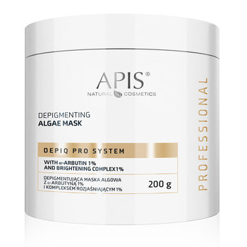 Apis, DEPIQ PRO SYSTEM Depigmentująca maska algowa z α-arbutyną 1% i kompleksem rozjaśniającym 1%, 200 g - Apis Natural Cosmetics