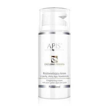 Apis, Exclusive Terapis, rozświetlający krem z perłą złotą algą i kawiorem, 100 ml   - Apis