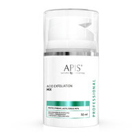 Apis, Exfoliation Acid Mix Kwasów Do Eksfoliacji Laktobionowy + Pirogronowy + Mlekowy + Azelainowy 40% 50ml Apis