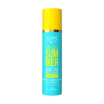 Apis, Hello Summer, Olejek Do Opalania Ciała Z Karotenem Spf20, 150 Ml - Apis