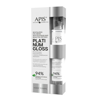 Apis, Home Terapis Platinum Gloss, Rewitalizujący Krem Pod Oczy Z Platyną I Bioaktywnymi Peptydami, 10ml - Apis