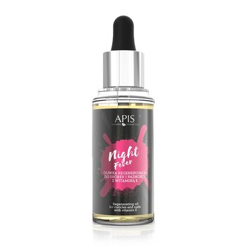 APIS, Night Fever, oliwka regenerująca do skórek i paznokci z witaminą E 30ml - Apis