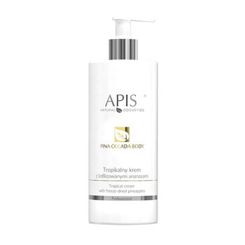 APIS, Pina Colada Body Tropical Cream, tropikalny krem z liofilizowanymi ananasami, 500ml - Apis