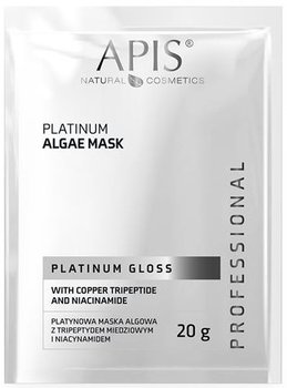 Apis, Platinum Gloss Platynowa Maska Algowa Z Tripeptydem Miedziowym I Niacynamidem, 20g - Apis
