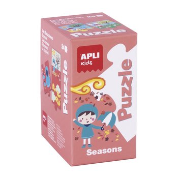 Apli kids, puzzle, Pory roku, dla dzieci, 24 el. - APLI Kids