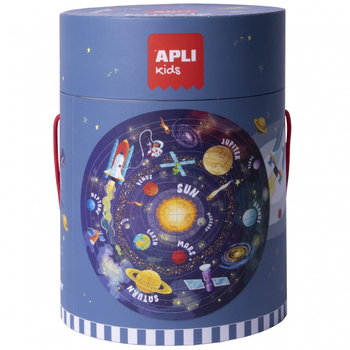 Apli kids, puzzle, Układ Słoneczny , okrągłe w tubie, 48 el. - APLI Kids