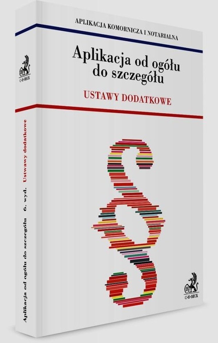 Aplikacja od ogółu do szczegółu. Ustawy dodatkowe - Opracowanie