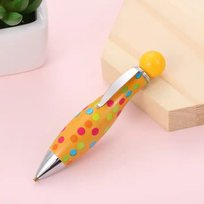 Aplikator Do Haftu Diamentowego Radosne Kropki - Żółty