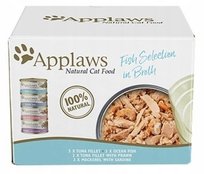 Applaws Cat Tin Adult Multipack Fish 12x156g