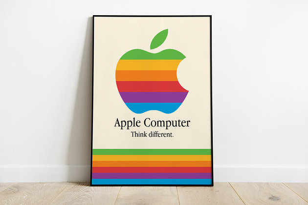 Apple Computer, plakat art vintage - Atram | Sklep EMPIK.COM