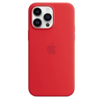 Apple, Etui na telefon, Iphone 14 Pro Max, Silikonowe, Czerwone - Apple