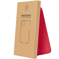 Apple iPhone 13 mini - Etui matowe wiśniowe