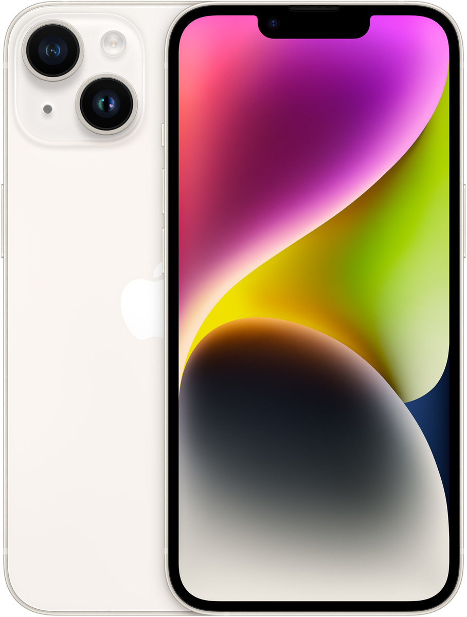 Smartfon Apple iPhone 14, 6/128 GB, biały