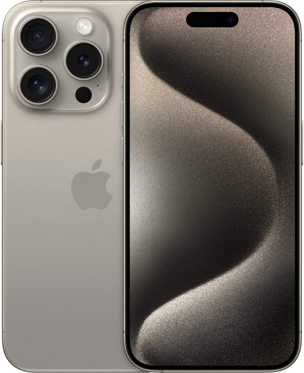 Apple iphone 15 pro 128gb titanium natural