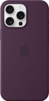 Apple iPhone 16 Pro Max Silicone Case with MagSafe plum - Apple