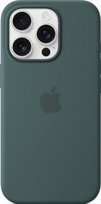 Apple iPhone 16 Pro Silicone Case with MagSafe lake green Apple
