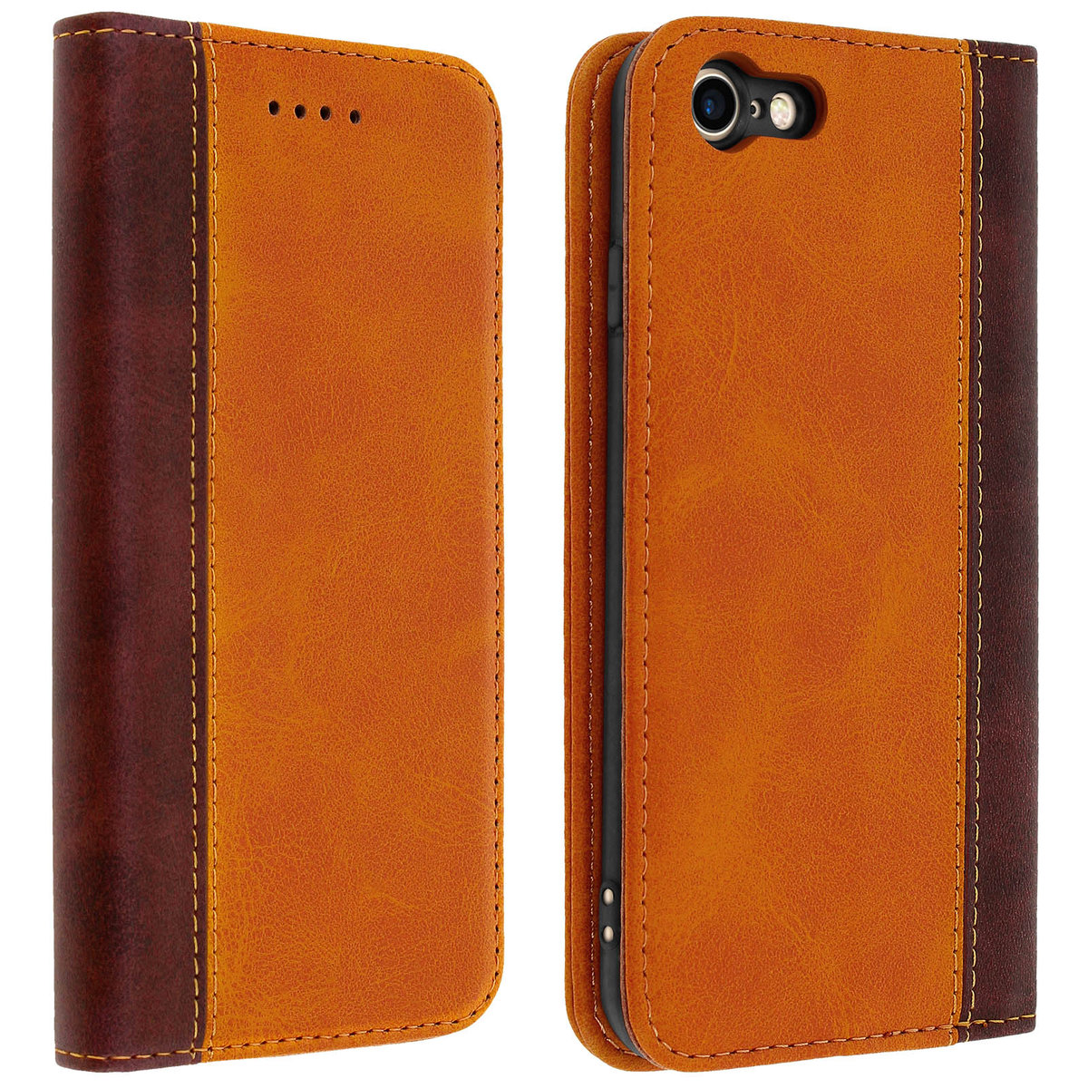 Apple iPhone 7 / 8 Folio Case Storage Card Stojak wideo Camel Avizar