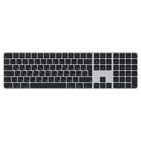 Apple Magic Keyboard with Touch ID MMMR3RS/A Standard, Wireless, RU, Numeric keypad, Black, Bluetooth Apple
