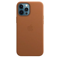 Apple Skórzane etui z MagSafe do iPhone 12 Pro Max - Naturalny brąz | MHKL3ZM/A