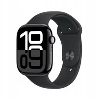 Apple Watch 10 GPS 46mm koperta z aluminium + pasek sportowy M/L czarny