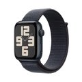 Apple Watch SE GPS 44mm z aluminium w kolorze północy z opaską sportową w kolorze atramentowym - Apple