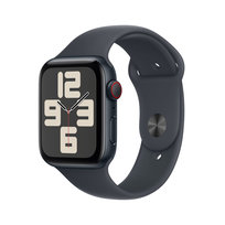 Apple Watch SE GPS + Cellular 44mm z aluminium w kolorze północy z paskiem sportowym w kolorze północy - S/M