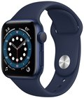 APPLE Watch Series 6 GPS, 40 mm, niebieski  - Apple
