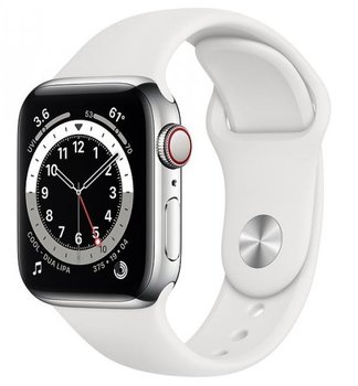 APPLE Watch Series 6 GPS + Cellular, 40 mm, srebrny - Apple