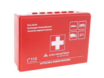 Apteczka pierwszej pomocy, w plastikowym pudełku - Carmotion