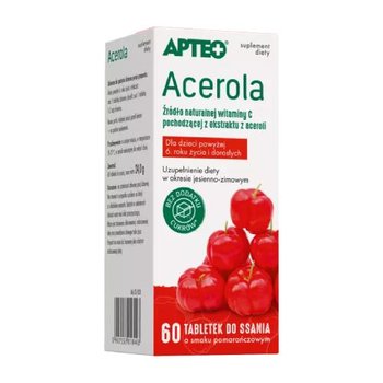 Apteo Acerola Suplementy Diety Witamina C 60 Tabl. - SYNOPTIS PHARMA