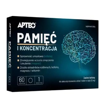 Apteo Pamięć I Koncentracja 60 Tabl. - SYNOPTIS PHARMA