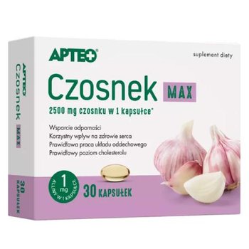 Apteo Suplement Diety Czosnek Max 30 Kaps. - Apteo