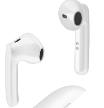 AQL Slang słuchawki Bluetooth True Wireless z etui ładującym, białe             - Cellular Line