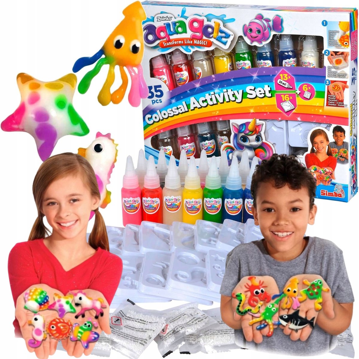 Aqua Gelz Zestaw Kreatywny Xxl Colossal Activity 3D 13