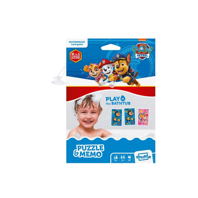 Aqua Psi Patrol Puzzle i Memo, gra planszowa,Cartamundi-Zdjęcie-0