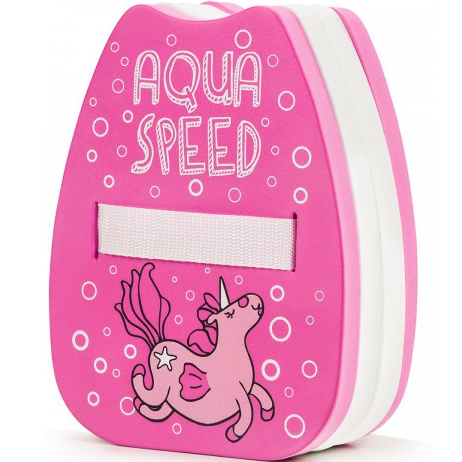 Zdjęcia - Deski i łapki do pływania Aqua-Speed Aqua Speed, Plecak wypornościowy, Kiddie Unicorn, różowy 